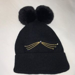 LADIES WINTER HAT WITH POM POM GREAT QUALITY FREE GIFT WITH ALL ORDERS
